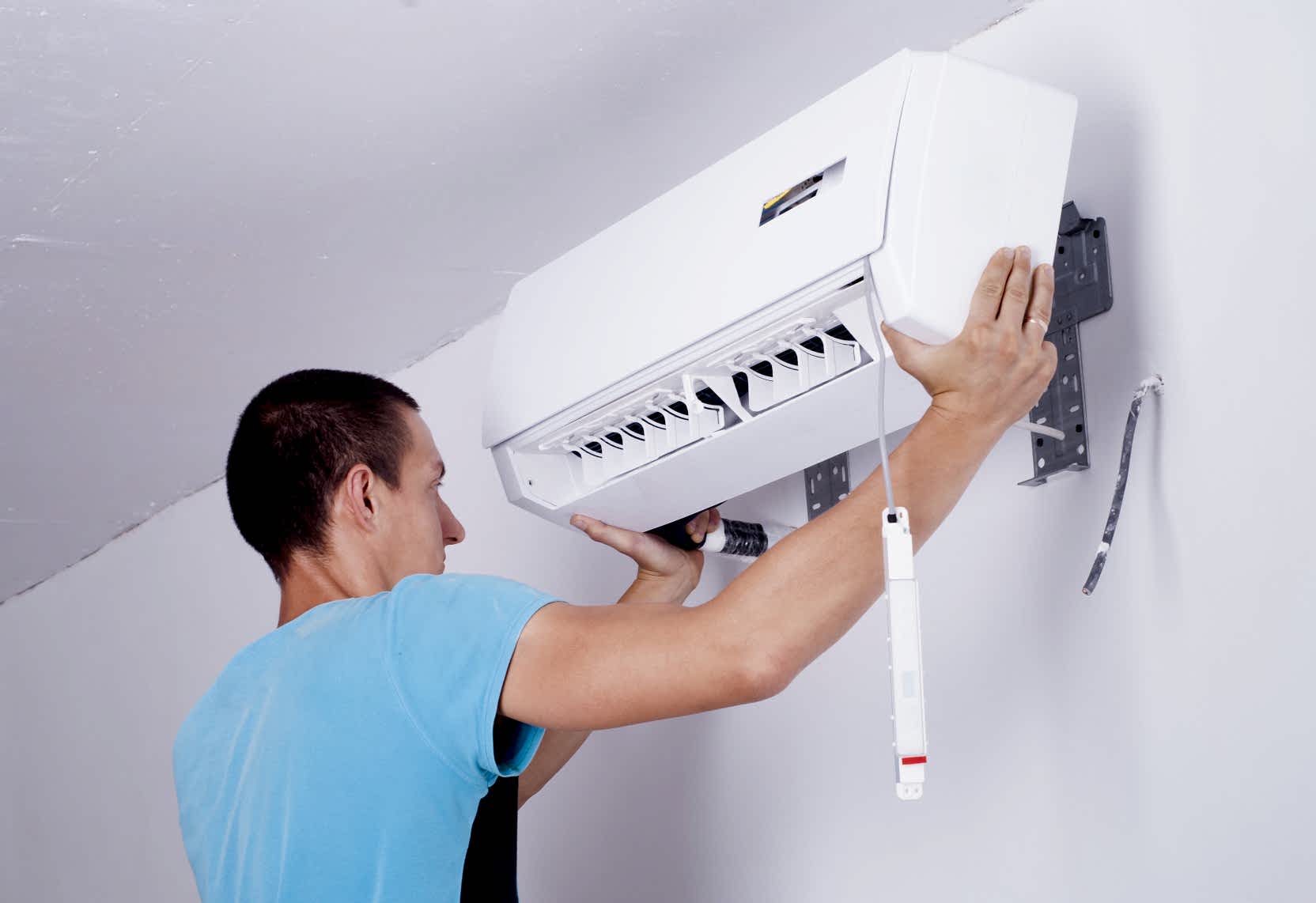 Klima yer değişimi ve montaj